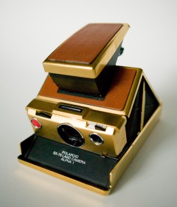 cartier 22k gold plated spectra camera